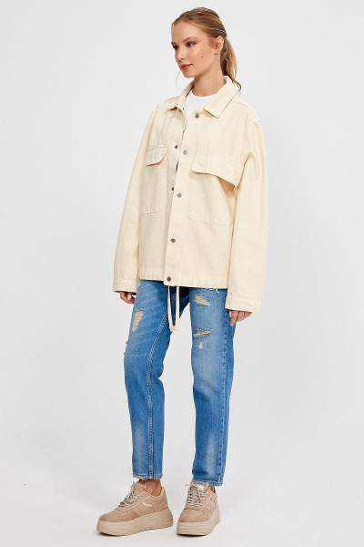 ÖZEL KOLEKSİYON, OVERSİZE DENİM CEKET (UN-3056) ÖZEL KOLEKSİYON, OVERSİZE DENİM CEKET (UN-3056)