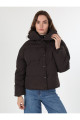 Regular Fit Şişme Kahverengi Kadın Mont Cl1060938 Regular Fit Şişme Kahverengi Kadın Mont Cl1060938