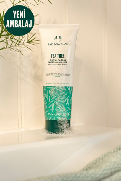 Çay Ağacı Tea Tree Yüz Yıkama Köpüğü 125 ml Çay Ağacı Tea Tree Yüz Yıkama Köpüğü 125 ml