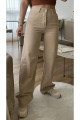 Leo  90's Kadın Krem İç Göstermez Yüksek Bel Wide Leg Bol Paça Salaş Likralı Palazzo Jean Leo  90's Kadın Krem İç Göstermez Yüksek Bel Wide Leg Bol Paça Salaş Likralı Palazzo Jean