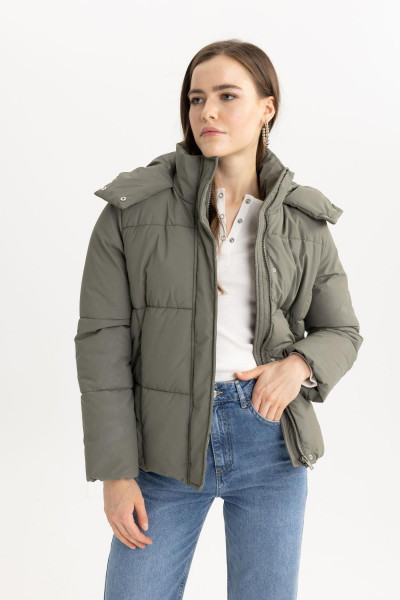 Su Geçirmez Relax Fit Kapüşonlu Şişme Mont A4090ax23wn Su Geçirmez Relax Fit Kapüşonlu Şişme Mont A4090ax23wn