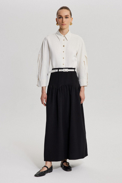 KEMER DETAYLI KETEN DOKULU ETEK KEMER DETAYLI KETEN DOKULU ETEK