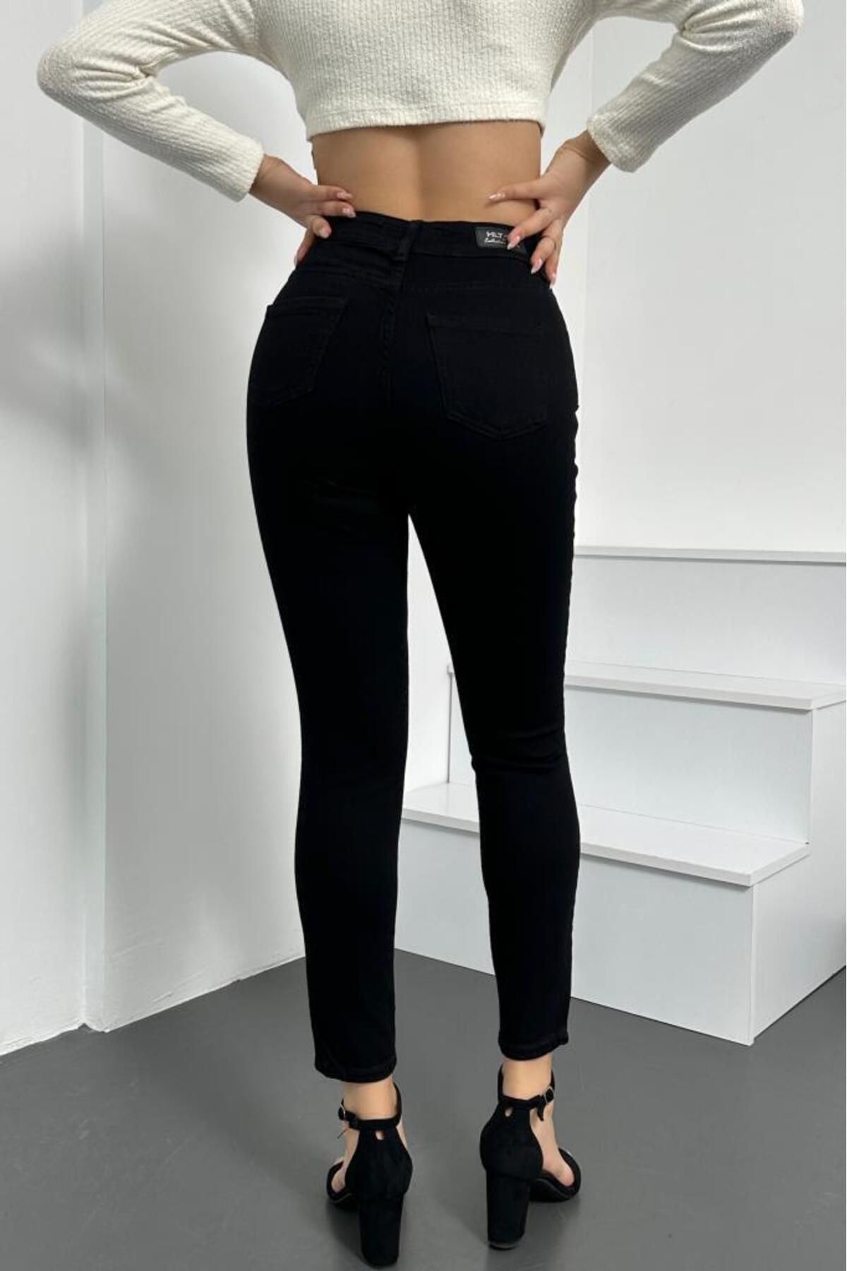 Kadın Siyah Süper Skinny Fit Esnek Likralı Denim Jean Kot Pantolon Hltjenniesiyah Kadın Siyah Süper Skinny Fit Esnek Likralı Denim Jean Kot Pantolon Hltjenniesiyah