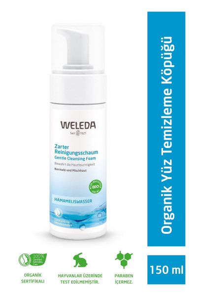 Organik Yüz Temizleme Köpüğü 150ml Organik Yüz Temizleme Köpüğü 150ml