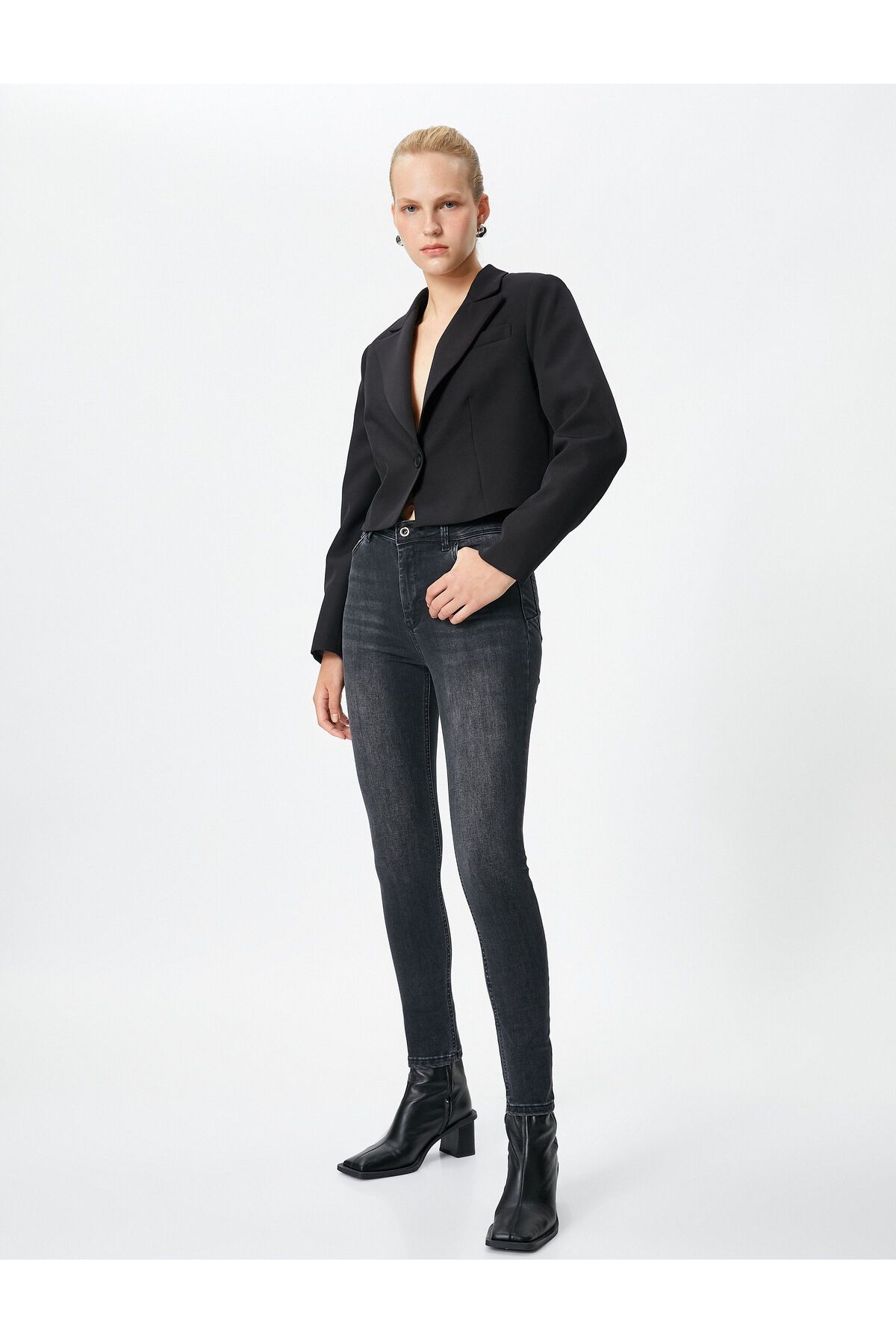 Toparlayıcı Kot Pantolon Dar Paça - Push Up Jean Toparlayıcı Kot Pantolon Dar Paça - Push Up Jean