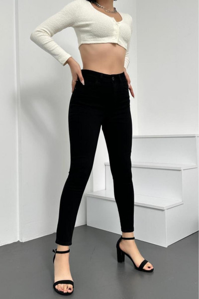 Kadın Siyah Süper Skinny Fit Esnek Likralı Denim Jean Kot Pantolon Hltjenniesiyah Kadın Siyah Süper Skinny Fit Esnek Likralı Denim Jean Kot Pantolon Hltjenniesiyah