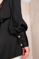 SİYAH Saten Tunik 32-2037 SİYAH Saten Tunik 32-2037