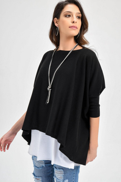 Kadın Triko Panço 20w104 Kadın Triko Panço 20w104