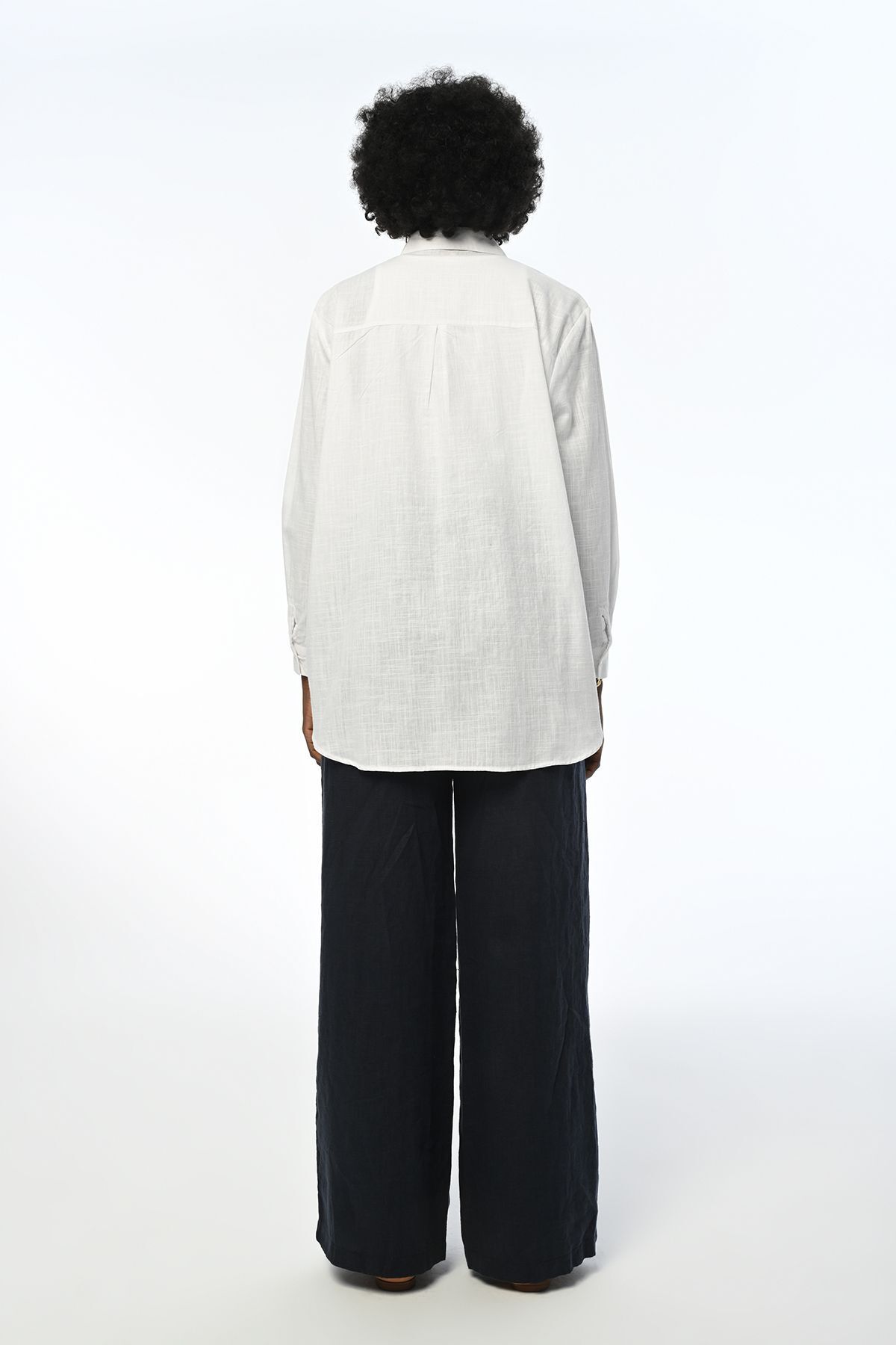 KADIN PAYETLİ OVERSIZE GÖMLEK