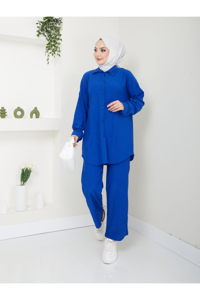 Kadın Pantolonlu Tesettür Takım