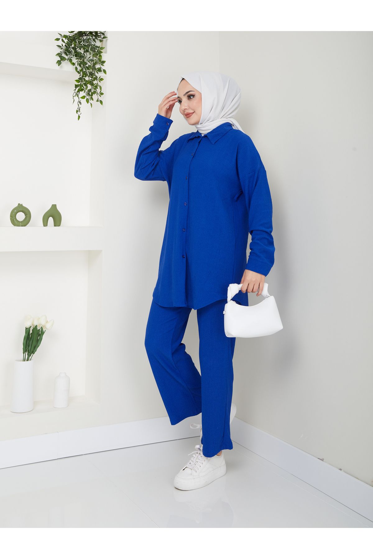 Kadın Pantolonlu Tesettür Takım Kadın Pantolonlu Tesettür Takım