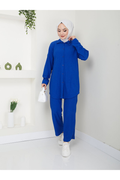 Kadın Pantolonlu Tesettür Takım