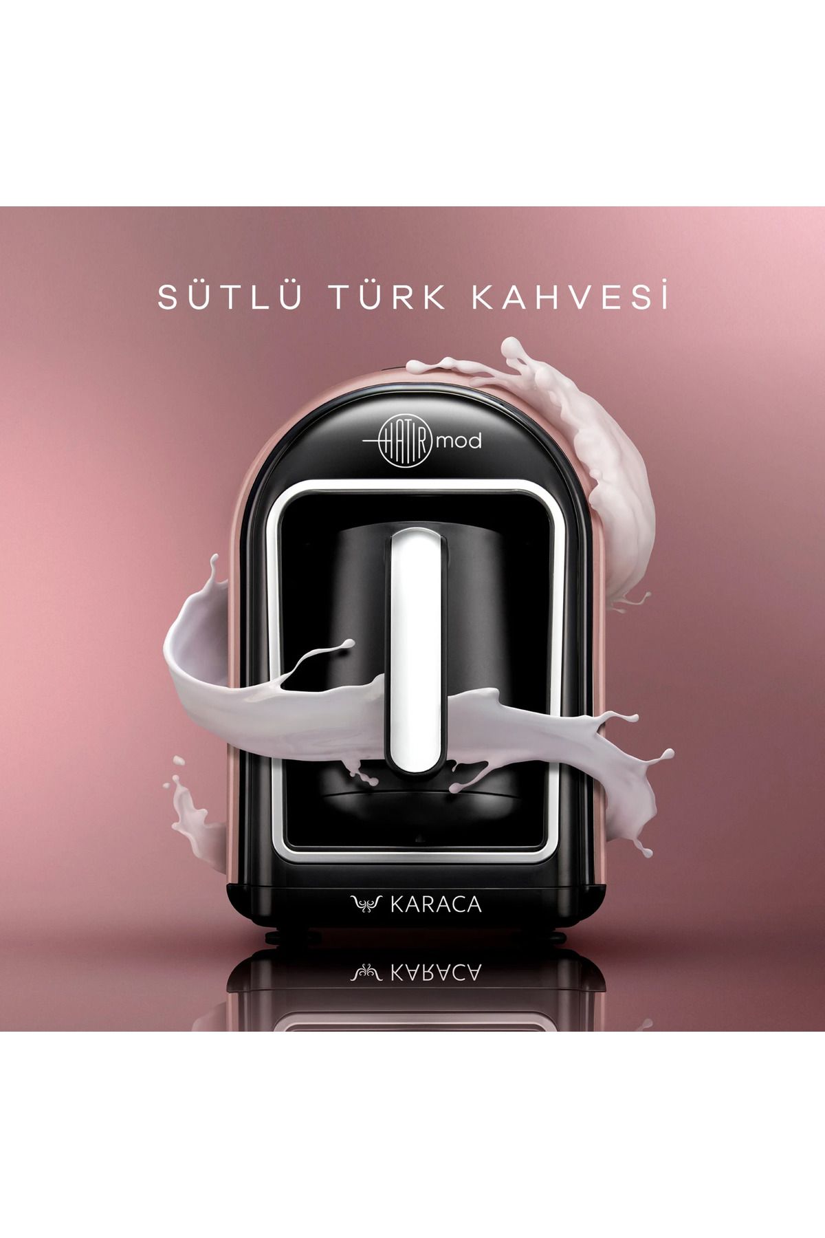 Közde ve Sütlü Türk Kahvesi, Sütlü İçecek Hazırlama Makinesi Rosegold 5 Fincan Kapasiteli Közde ve Sütlü Türk Kahvesi, Sütlü İçecek Hazırlama Makinesi Rosegold 5 Fincan Kapasiteli