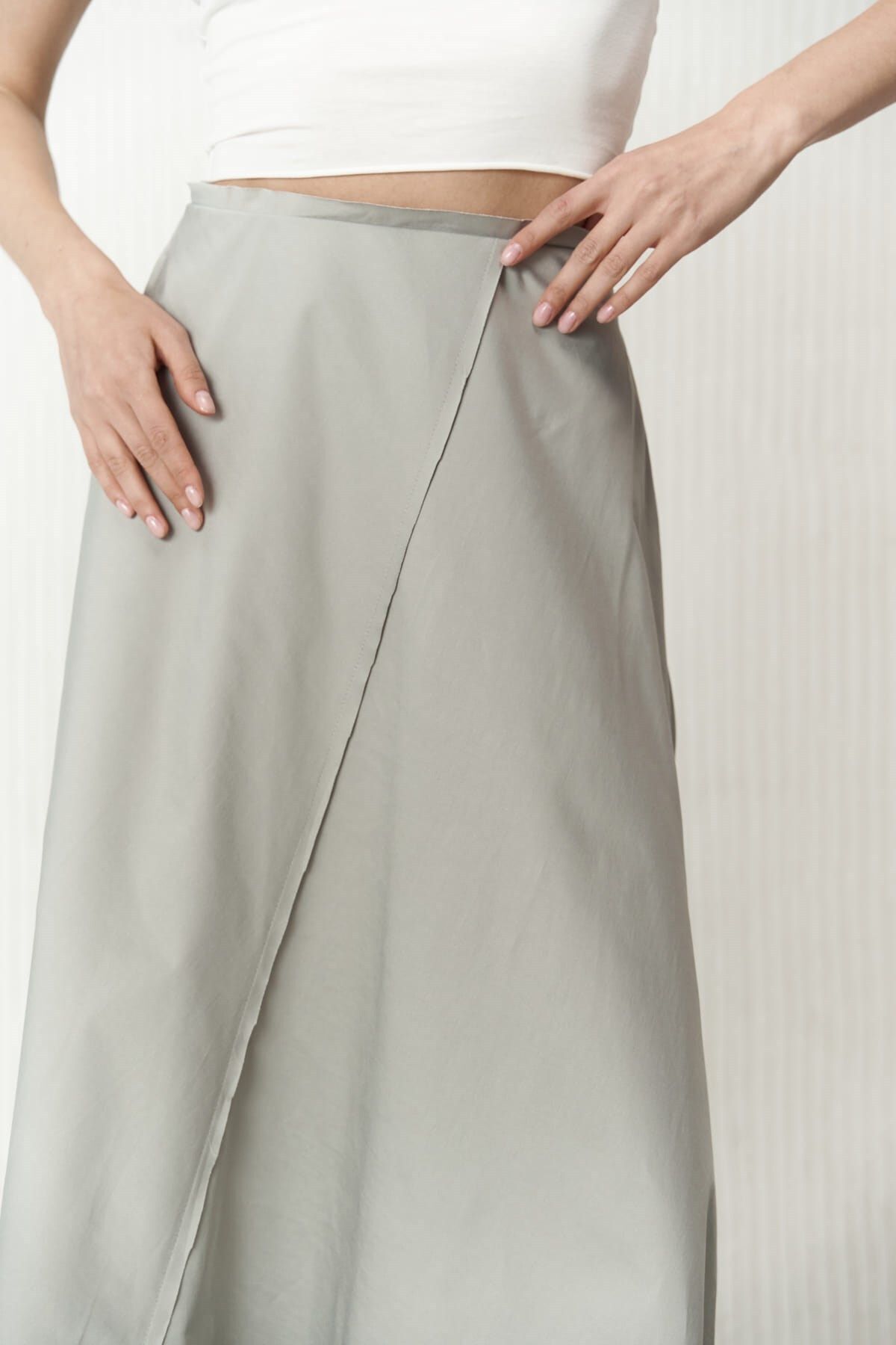 Mai Collection Hendra Pis Detay Gri Etek Mai Collection Hendra Pis Detay Gri Etek