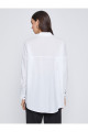 Oversize Gömlek Çıtçıtlı Cepli Oversize Gömlek Çıtçıtlı Cepli