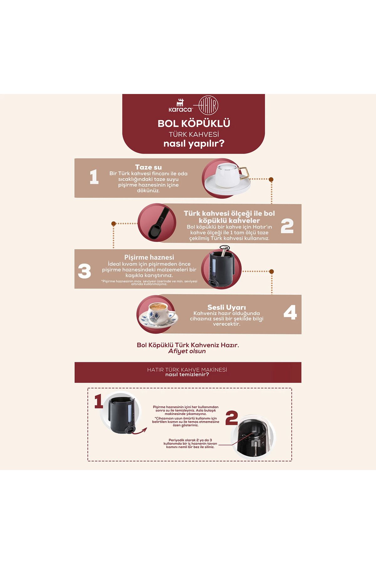 Közde ve Sütlü Türk Kahvesi, Sütlü İçecek Hazırlama Makinesi Rosegold 5 Fincan Kapasiteli Közde ve Sütlü Türk Kahvesi, Sütlü İçecek Hazırlama Makinesi Rosegold 5 Fincan Kapasiteli