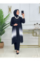 Üçlü Elmas Takım Sandy ve Dijital Baskılı Tül Kumaş Yazlık Tunik Hırka Pantolon Set ST2179 Üçlü Elmas Takım Sandy ve Dijital Baskılı Tül Kumaş Yazlık Tunik Hırka Pantolon Set ST2179