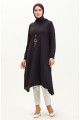 Kolyeli Tunik 2323-07 Mor Kolyeli Tunik 2323-07 Mor