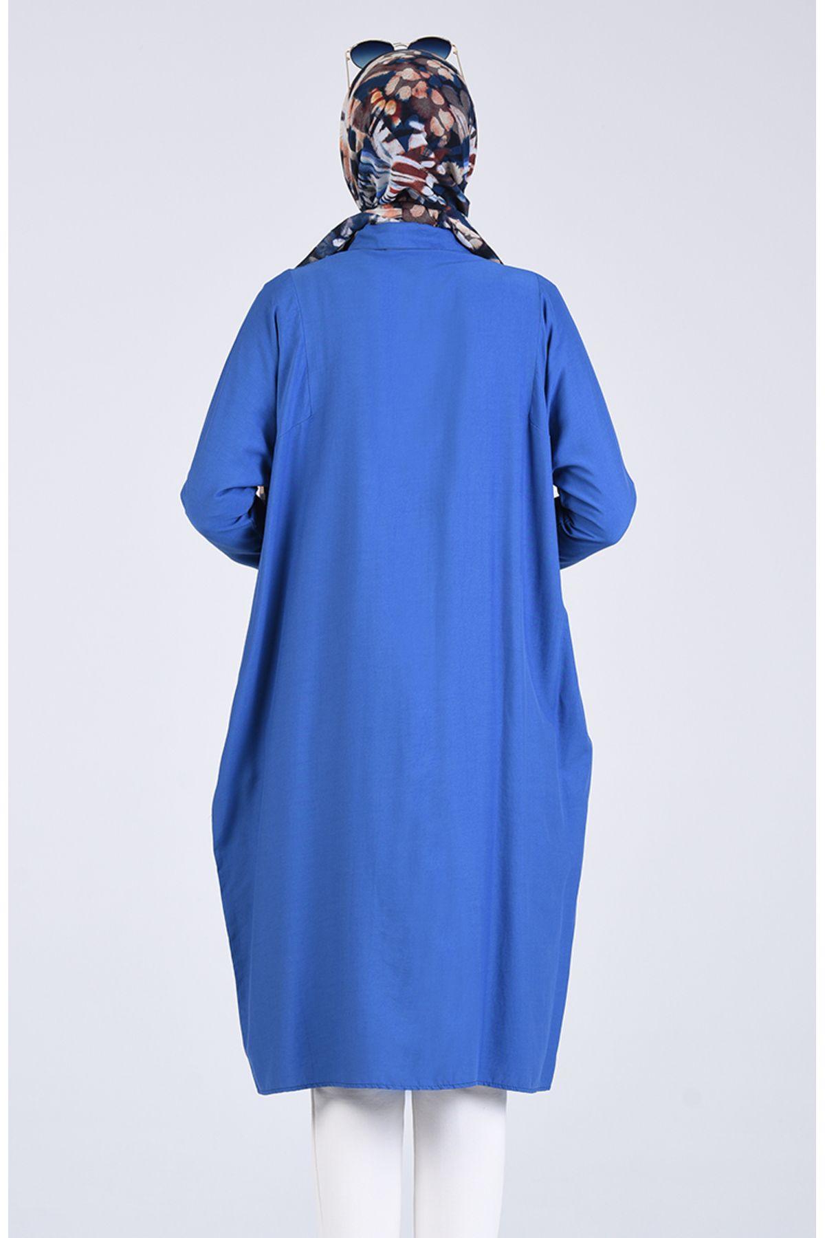 Reglan Kol Tunik 6433-11 Açık Lacivert Reglan Kol Tunik 6433-11 Açık Lacivert