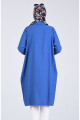 Reglan Kol Tunik 6433-11 Açık Lacivert Reglan Kol Tunik 6433-11 Açık Lacivert