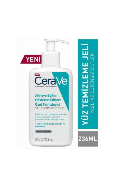 Akneye Eğilim Gösteren Ciltler Için Özel Temizleyici 236ml Akneye Eğilim Gösteren Ciltler Için Özel Temizleyici 236ml