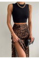 Leopar Saten Etek Leopar Saten Etek