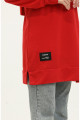 Yırtmaç Detaylı Spor Tunik 0269-05 Bordo Yırtmaç Detaylı Spor Tunik 0269-05 Bordo