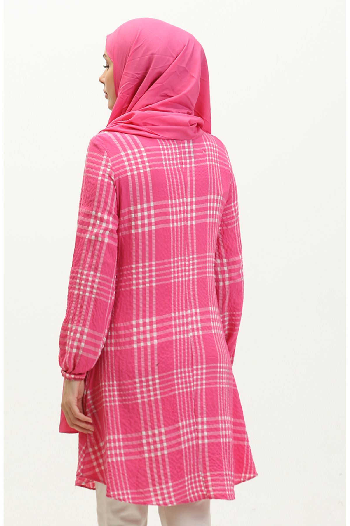 Patlı Tunik 1894-01 Pembe Patlı Tunik 1894-01 Pembe