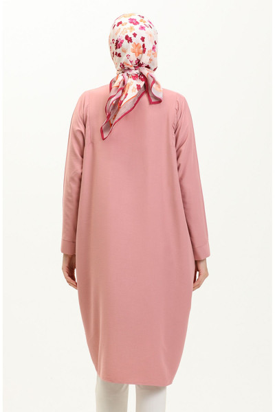 Reglan Kol Tunik 6433-24 Gül Kurusu Reglan Kol Tunik 6433-24 Gül Kurusu