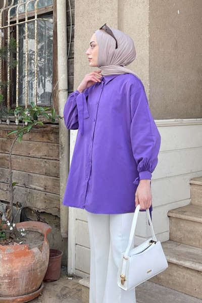 Kol Detaylı Gömlek