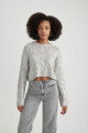 Oversize Fit Bisiklet Yaka Kazak B3874ax23wn Oversize Fit Bisiklet Yaka Kazak B3874ax23wn