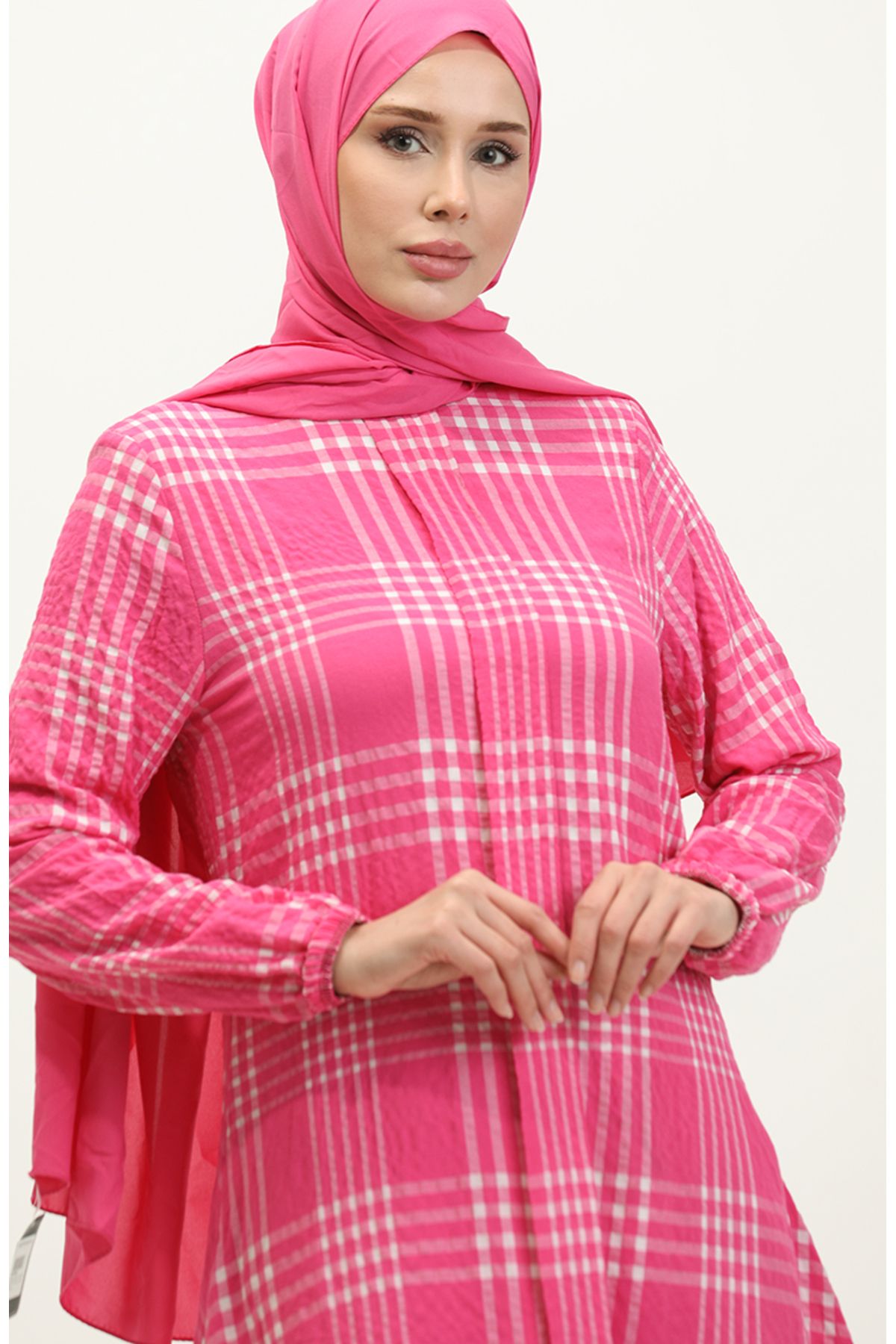 Patlı Tunik 1894-01 Pembe Patlı Tunik 1894-01 Pembe