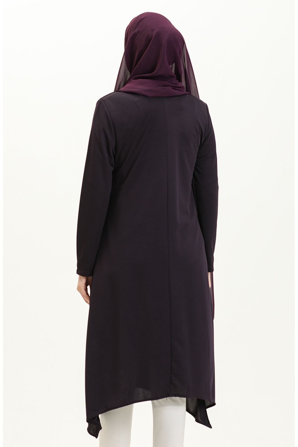 Kolyeli Tunik 2323-07 Mor Kolyeli Tunik 2323-07 Mor