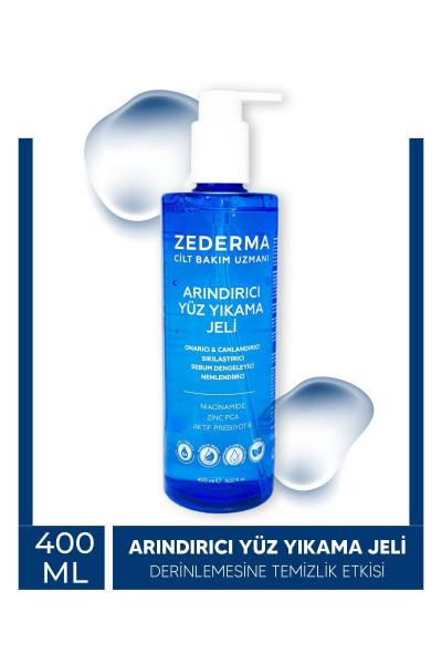 Arındırıcı Yüz Yıkama Jeli 400 Ml. Yağlı / Akne Eğilimli & Hassas Ciltler Için Arındırıcı Yüz Yıkama Jeli 400 Ml. Yağlı / Akne Eğilimli & Hassas Ciltler Için