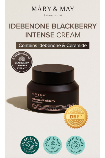 Idebenone Blackberry Antioksidan Ve Yaşlanma Karşıtı Nemlendirici Complex Intensive Cream 70 gr Idebenone Blackberry Antioksidan Ve Yaşlanma Karşıtı Nemlendirici Complex Intensive Cream 70 gr