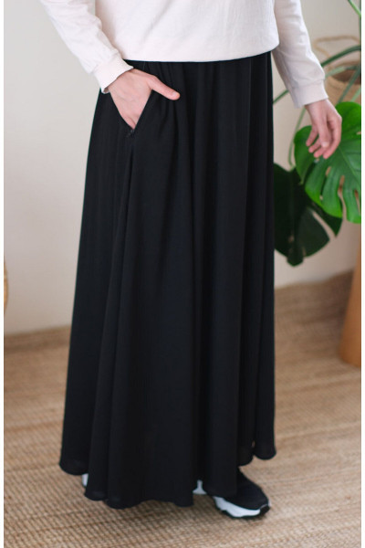 Kloş Etek Siyah