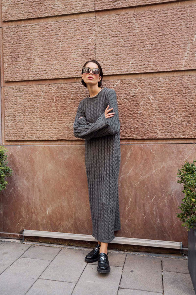 Örgülü Triko Elbise