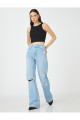 Straight Jean Kot Pantolon Rahat Kesim Yüksek Bel Geniş Paça - Bianca Jean Straight Jean Kot Pantolon Rahat Kesim Yüksek Bel Geniş Paça - Bianca Jean