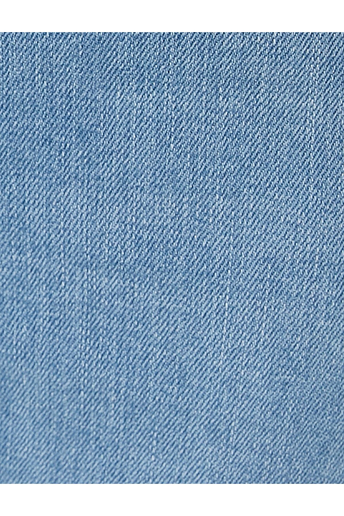 Kısa Ispanyol Paça Kot Pantolon Dar Kesim Normal Bel - Victoria Jean Kısa Ispanyol Paça Kot Pantolon Dar Kesim Normal Bel - Victoria Jean