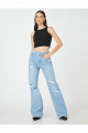 Straight Jean Kot Pantolon Rahat Kesim Yüksek Bel Geniş Paça - Bianca Jean Straight Jean Kot Pantolon Rahat Kesim Yüksek Bel Geniş Paça - Bianca Jean
