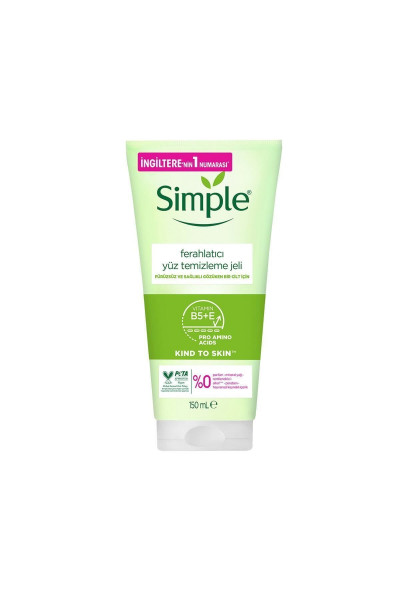 Kind To Skin Ferahlatıcı Yüz Temizleme Jeli B5 E Vitamini Pürüzsüz Ve Sağlıklı Cilt 150 ml Kind To Skin Ferahlatıcı Yüz Temizleme Jeli B5 E Vitamini Pürüzsüz Ve Sağlıklı Cilt 150 ml