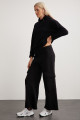 Kemberly Kadın Kapüşonlu Relaxed Kalıp Basic Siyah Sweatshirt Kemberly Kadın Kapüşonlu Relaxed Kalıp Basic Siyah Sweatshirt