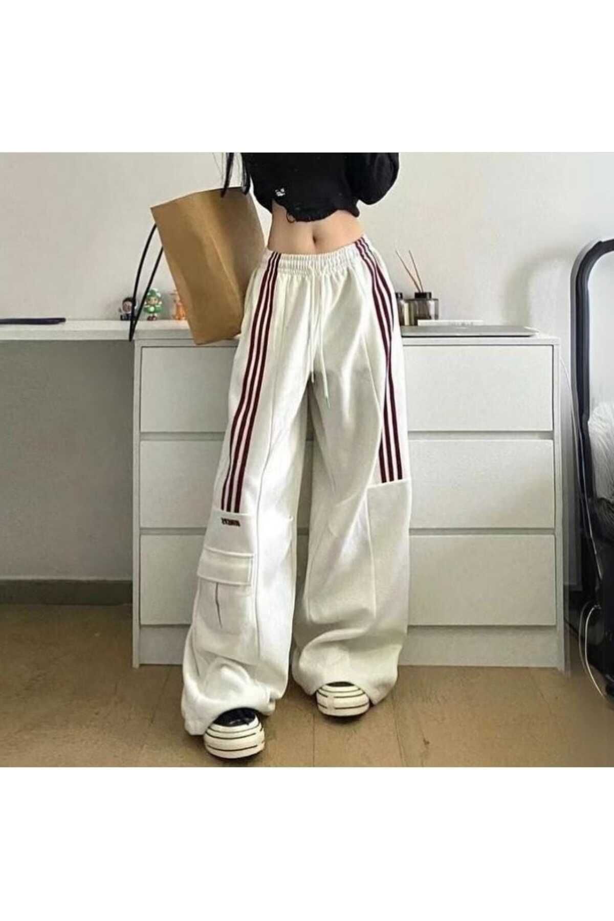Y2k Siyah Örme Pantolon Eşofman Y2k Siyah Örme Pantolon Eşofman