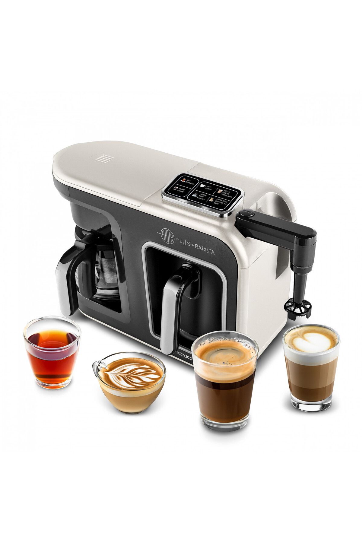 Premium 6 in 1 Latte Cappucino, Közde Türk Kahvesi Makinesi 10 Fincan Kapasiteli , Aroma Ayarlı Premium 6 in 1 Latte Cappucino, Közde Türk Kahvesi Makinesi 10 Fincan Kapasiteli , Aroma Ayarlı