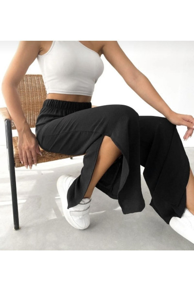 Kadın Yan Yırtmaçlı Pantolon