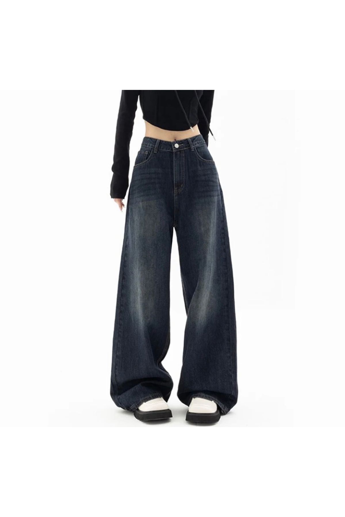 Y2K RECYCLED BAGGY POCKET JEAN PANTOLON Y2K RECYCLED BAGGY POCKET JEAN PANTOLON