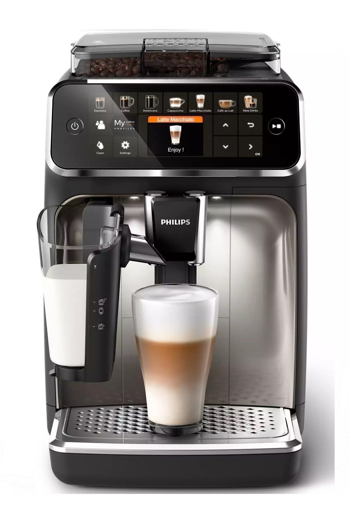 Tam Otomatik Espresso Makinesi Ep5447/90_1 Çekirdek Kahve Hediyeli Tam Otomatik Espresso Makinesi Ep5447/90_1 Çekirdek Kahve Hediyeli
