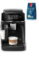 LatteGo Espresso Makinesi, Siyah Krom 1 Kg Çekirdek Kahve Hediyeli LatteGo Espresso Makinesi, Siyah Krom 1 Kg Çekirdek Kahve Hediyeli