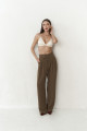 Mai Collection Diego Ön Düğme Detaylı Haki Pantolon Mai Collection Diego Ön Düğme Detaylı Haki Pantolon