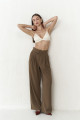 Mai Collection Diego Ön Düğme Detaylı Haki Pantolon Mai Collection Diego Ön Düğme Detaylı Haki Pantolon